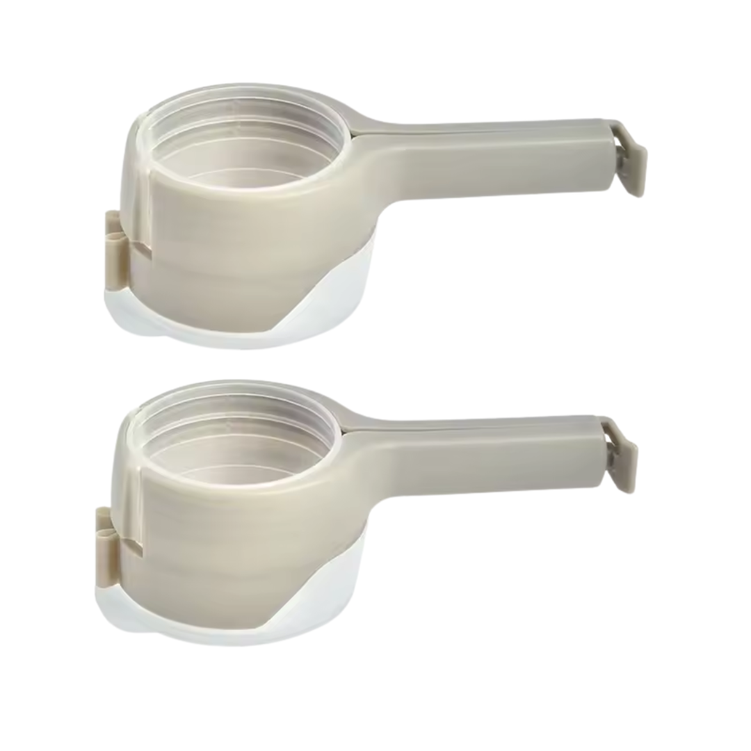 Clip sellador con tapa dosificadora