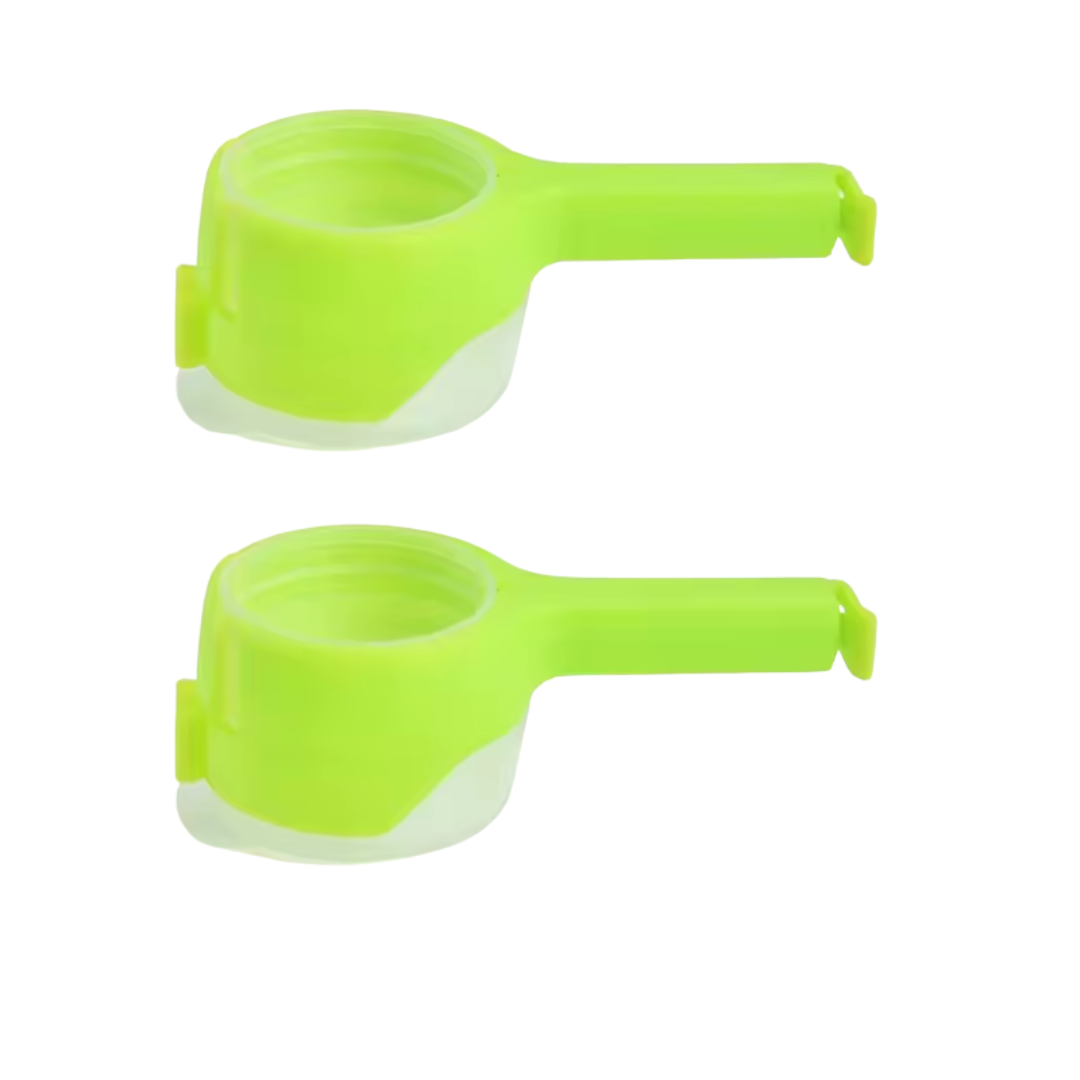 Clip sellador con tapa dosificadora