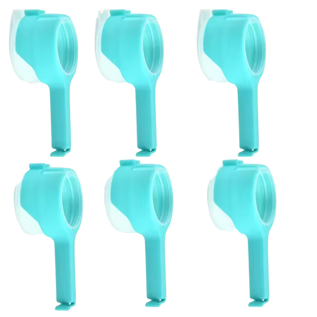 Clip sellador con tapa dosificadora