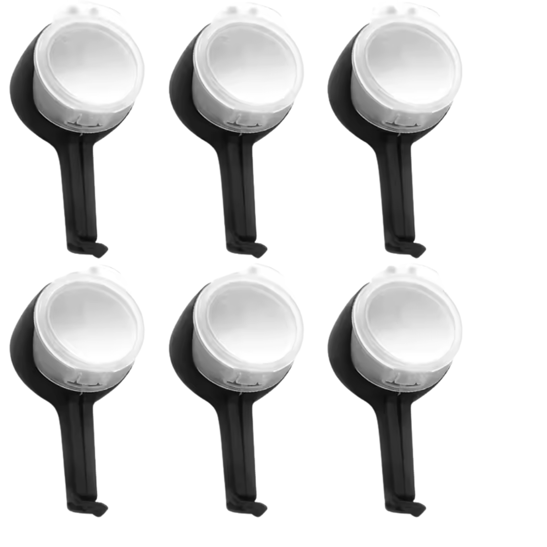 Clip sellador con tapa dosificadora