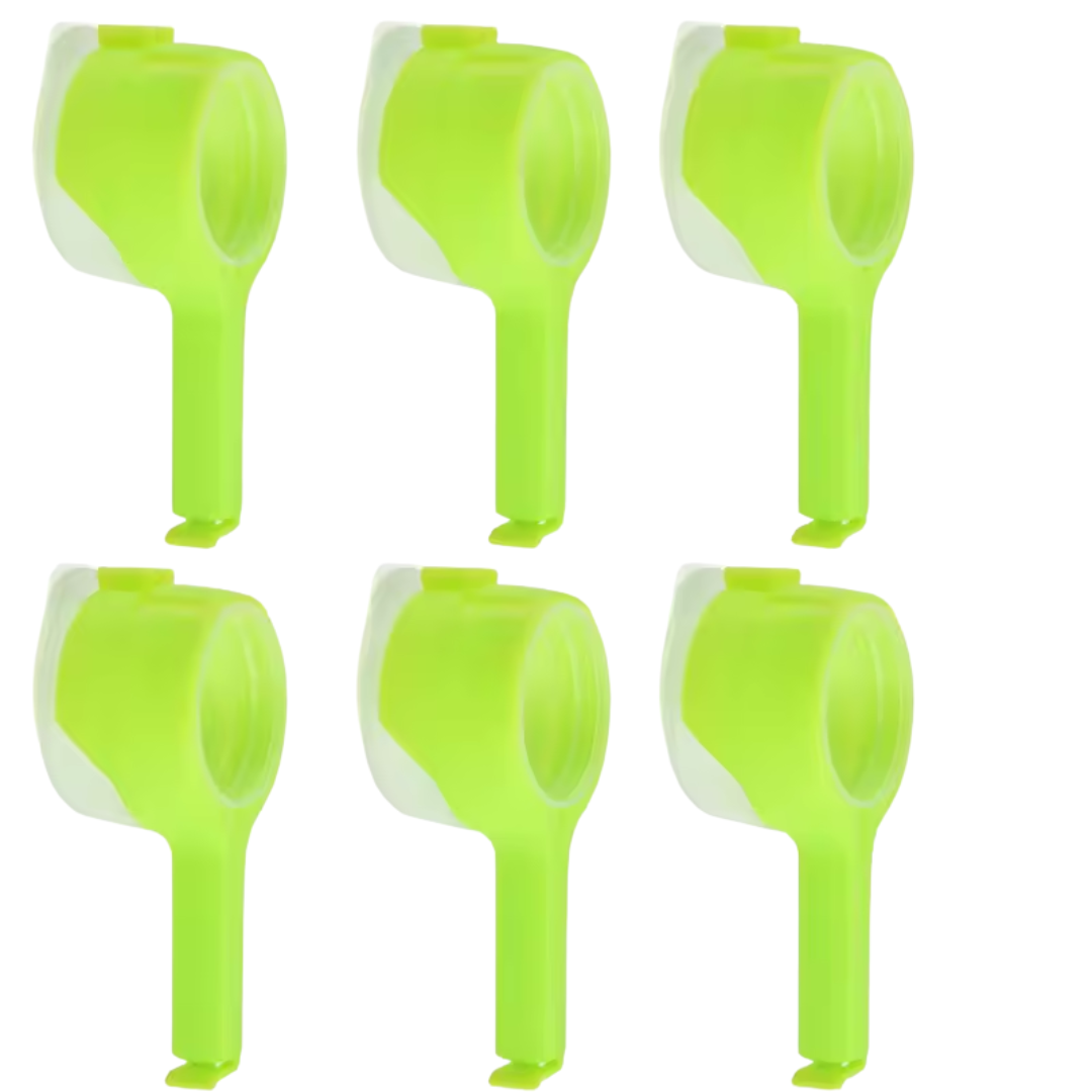 Clip sellador con tapa dosificadora